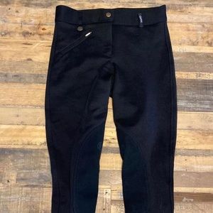 Ovation Black Equestrian Breeches Tights